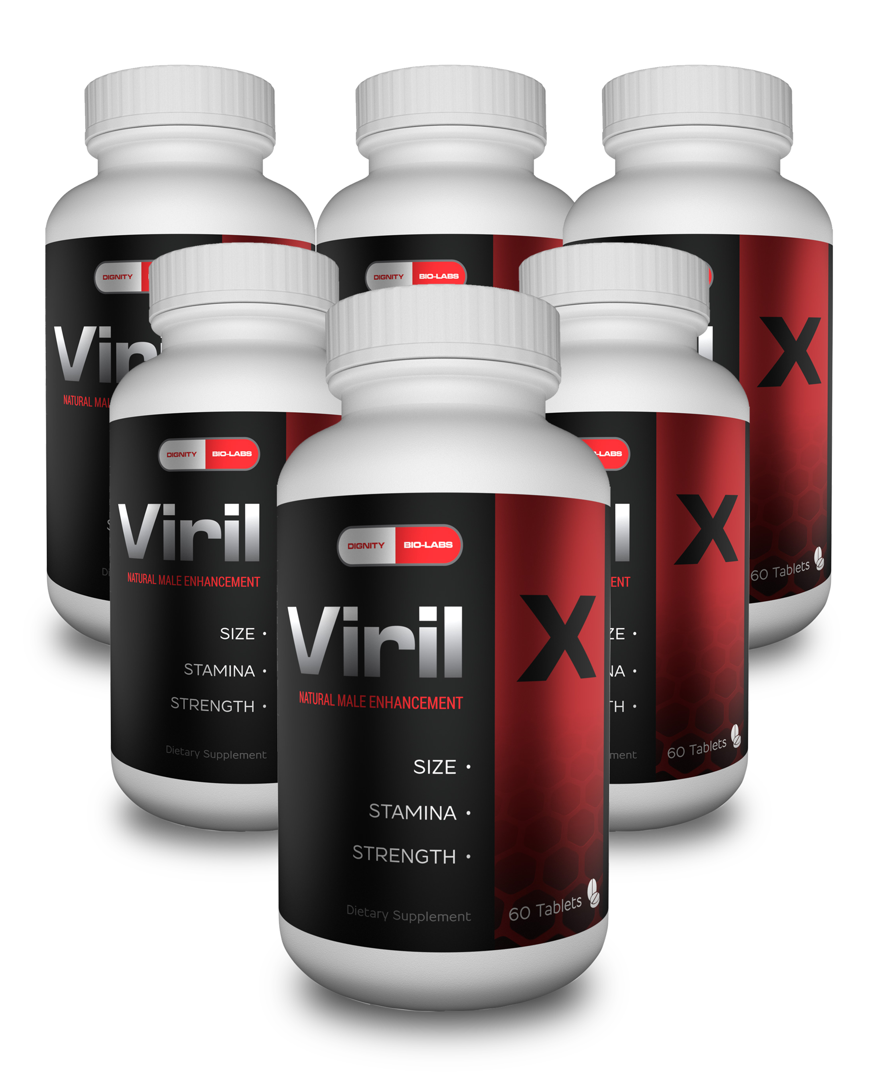 Virilix supplement six-bottle package